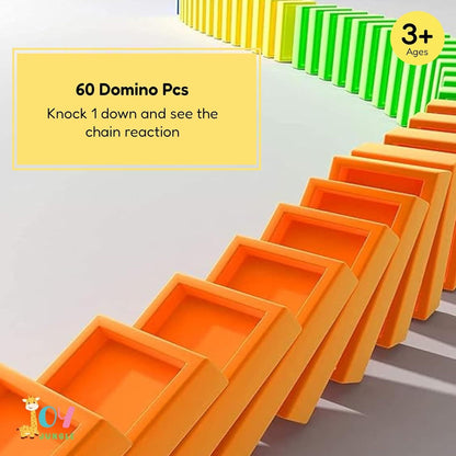 Train Toy Domino Set for Kids ? BPA-Free Plastic with Sound Effects�